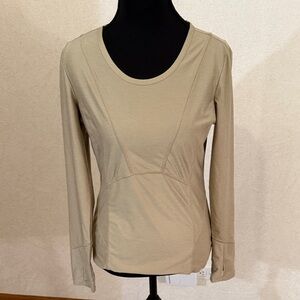 NEW YEAR, NEW YOU! Athleta Women's Tan Long Sleeve Top